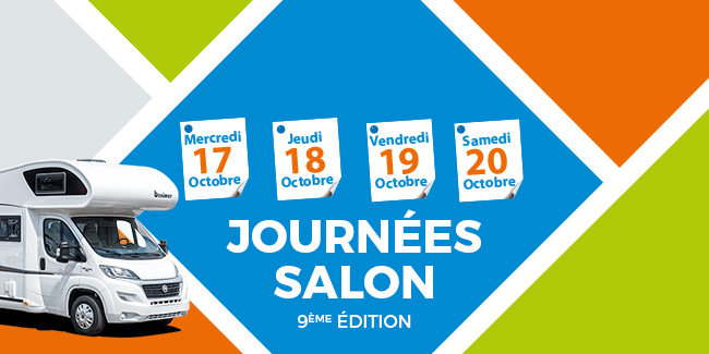 Du 17 au 20 octobre : rendez-vous à nos Journées Salon !