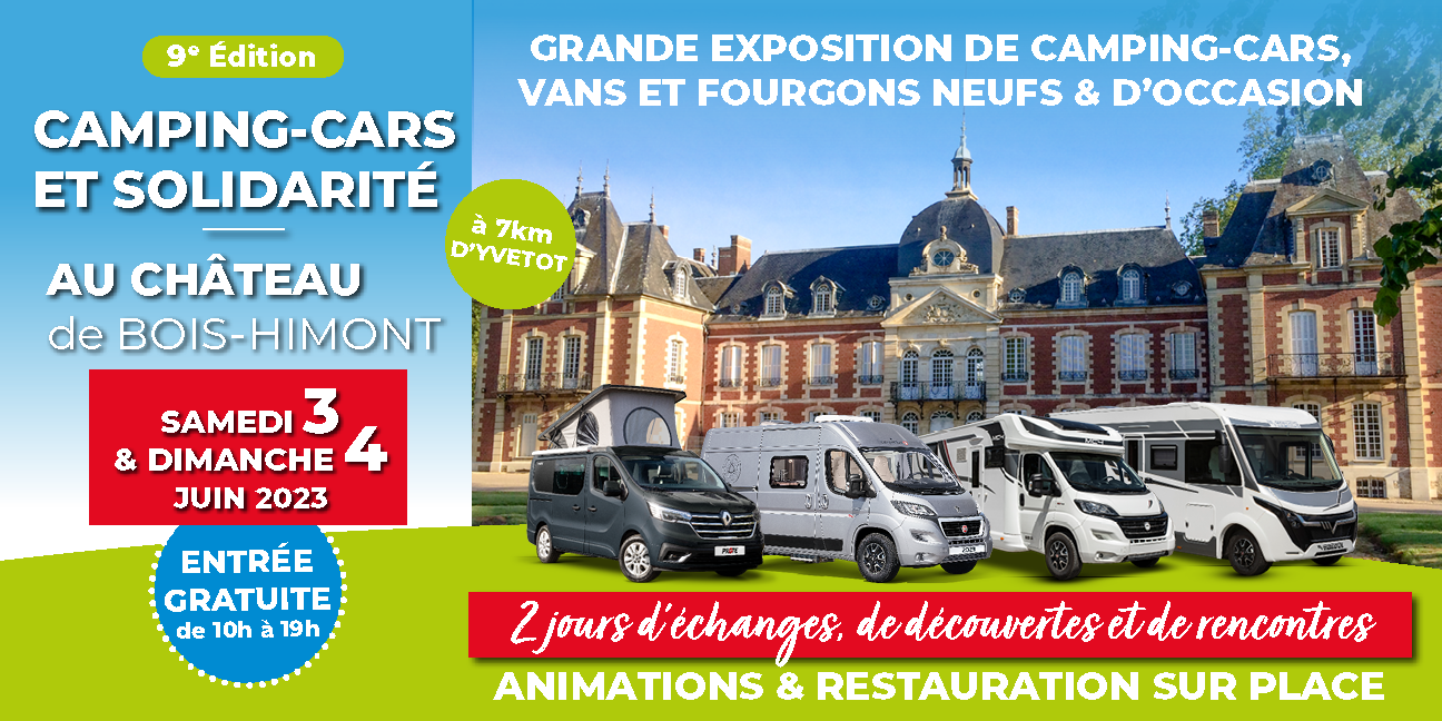 Festival camping-cars et solidarité - 3 et 4 juin 2023