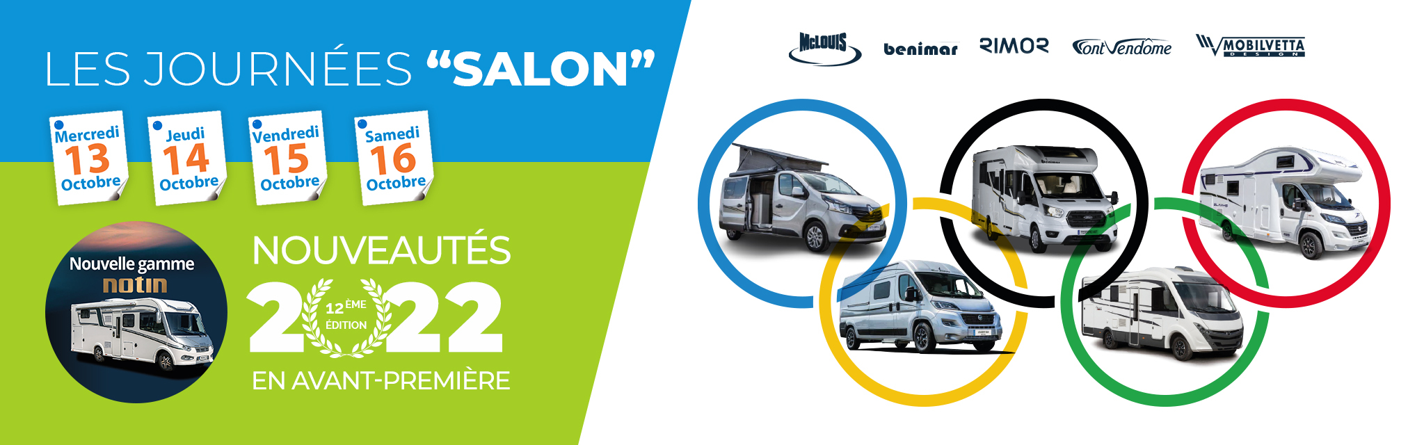 Journées SALON du 13 au 16 octobre 2021