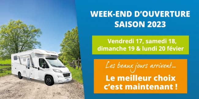 Ne manquez pas le week-end d'ouverture de la saison !