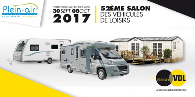Du 30 sept au 8 oct, notre équipe vous attend au Salon des Véhicules de Loisirs !