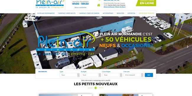 Plein-air Normandie : découvrez notre nouveau site internet !