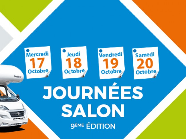 Du 17 au 20 octobre : rendez-vous à nos Journées Salon !